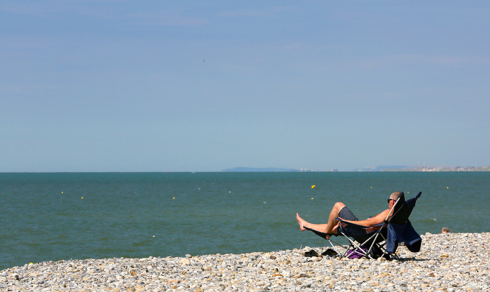 sieste sur la plage