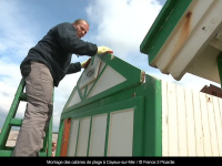 “Les cabines de plage de Cayeux-sur-Mer font leur retour”