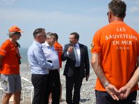 Les sauveteurs en mer salués par le préfet
