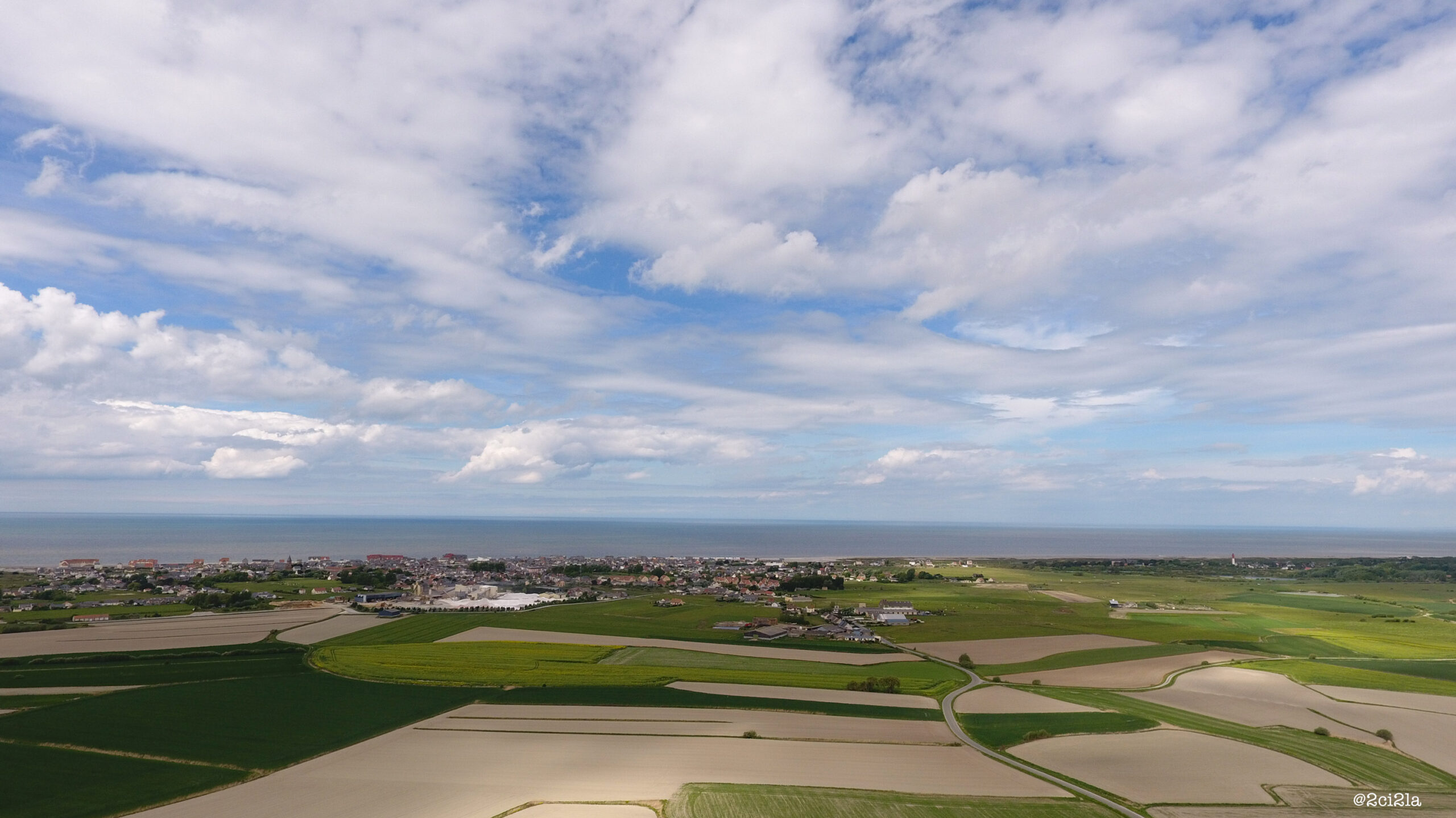 Cayeux-sur-mer. Vue aérienne mai 2017
