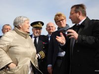 Jacqueline Gourault, Ministre, en visite de terrain à Cayeux