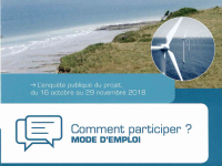 Eoliennes en mer : Enquête publique du 16 octobre au 29 novembre 2018