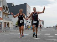 Dans l’eau, sur le sable, au coeur du peloton : le film en grand format du Triathlon de la baie de Somme 2019